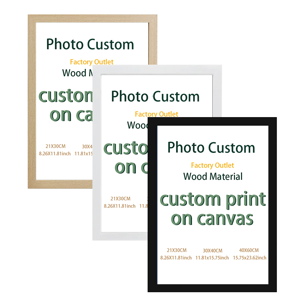 Wedding Party Supply - Özelleştirilmiş tuval boyama artı fotoğraf çerçevesi,