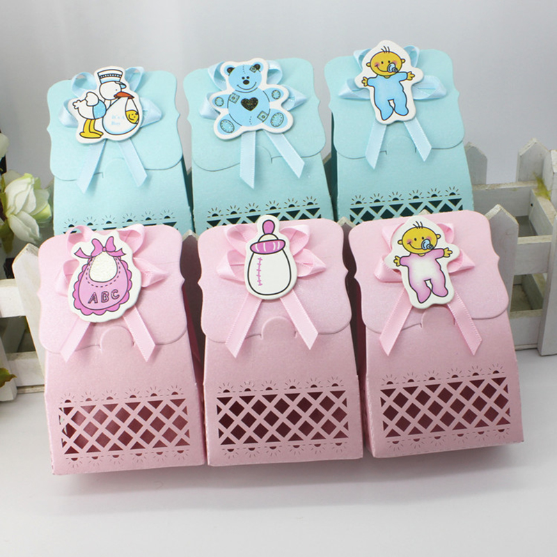 Wedding Supply.Box - 12 adet bebek şişe şeker kutusu
