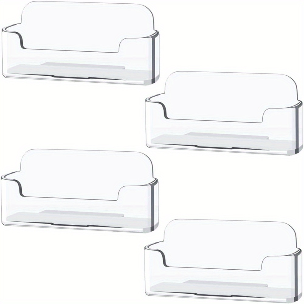 Place Card Holder - 4 adet/8 adet/16 adet şeffaf plastik