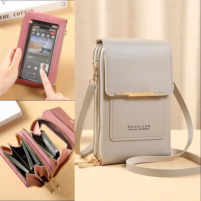 Place Card Holder - Çılgın Çanta Moda Dokunmatik Ekran Kilidi