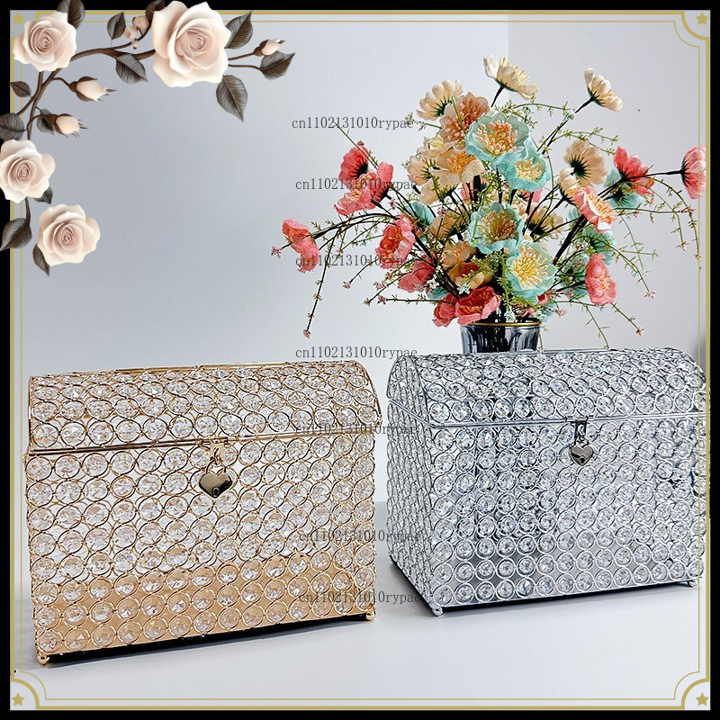Wedding Supply.Box - Kristal mücevher kutusu, para kavanozu, Avrupa
