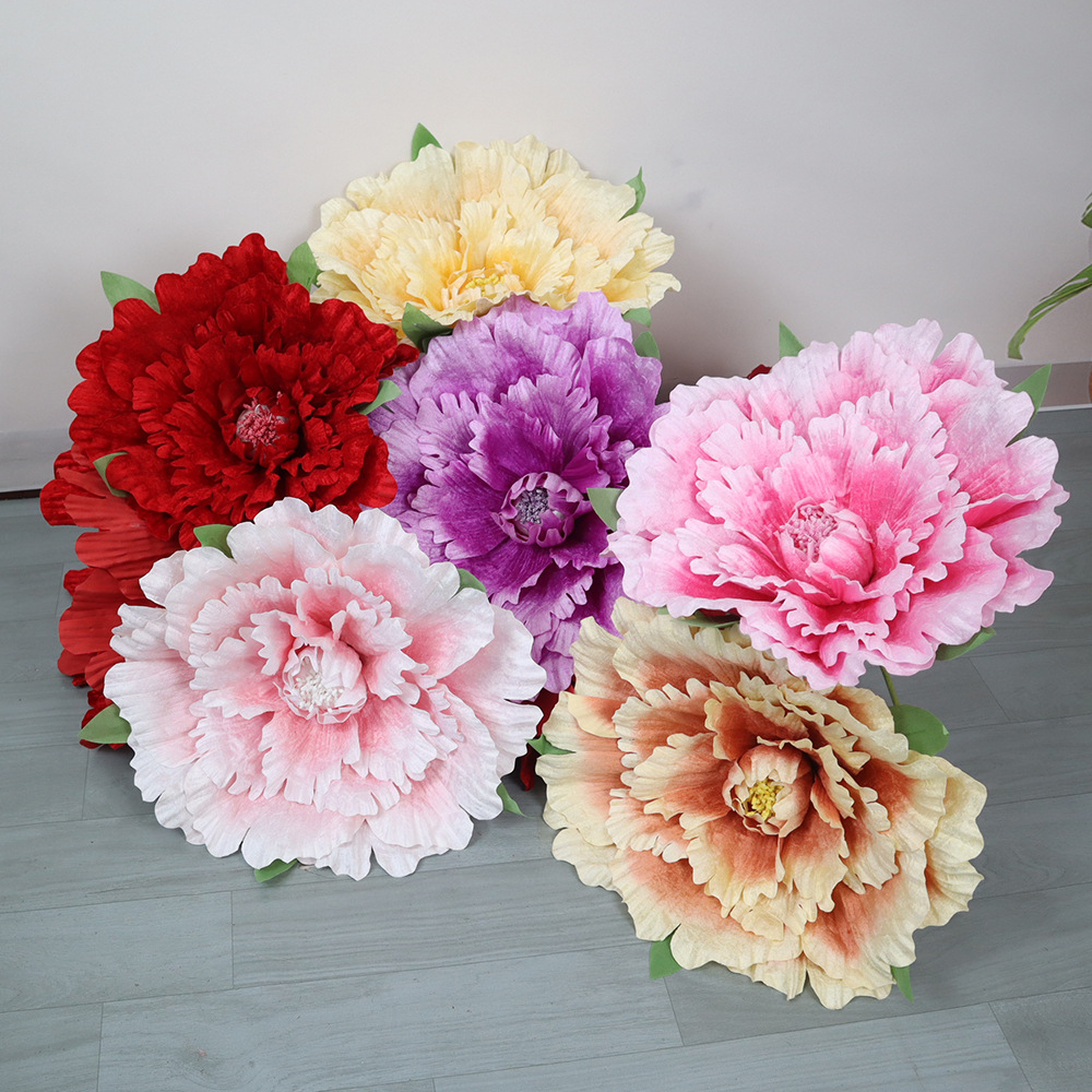 Wedding Supply In Bulk - 30-80cm Dev Kadife Şakayık Çiçekleri Toplu