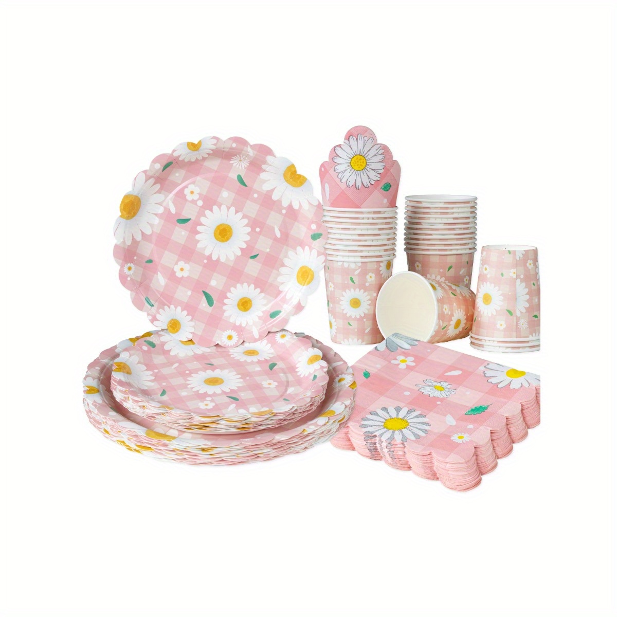 Wedding Party Supply - Pembe Papatya Yaprakları 25 Parça Tek