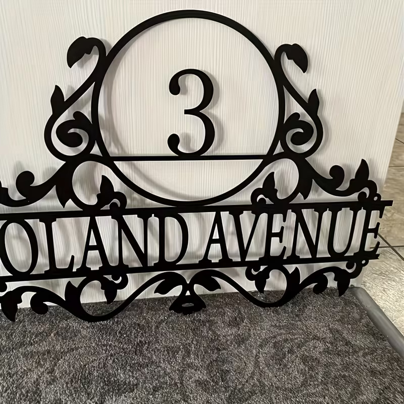 Özel Metal Ev Numarası ve Soka - Wedding Party Supply incelemesi ve fiyatı