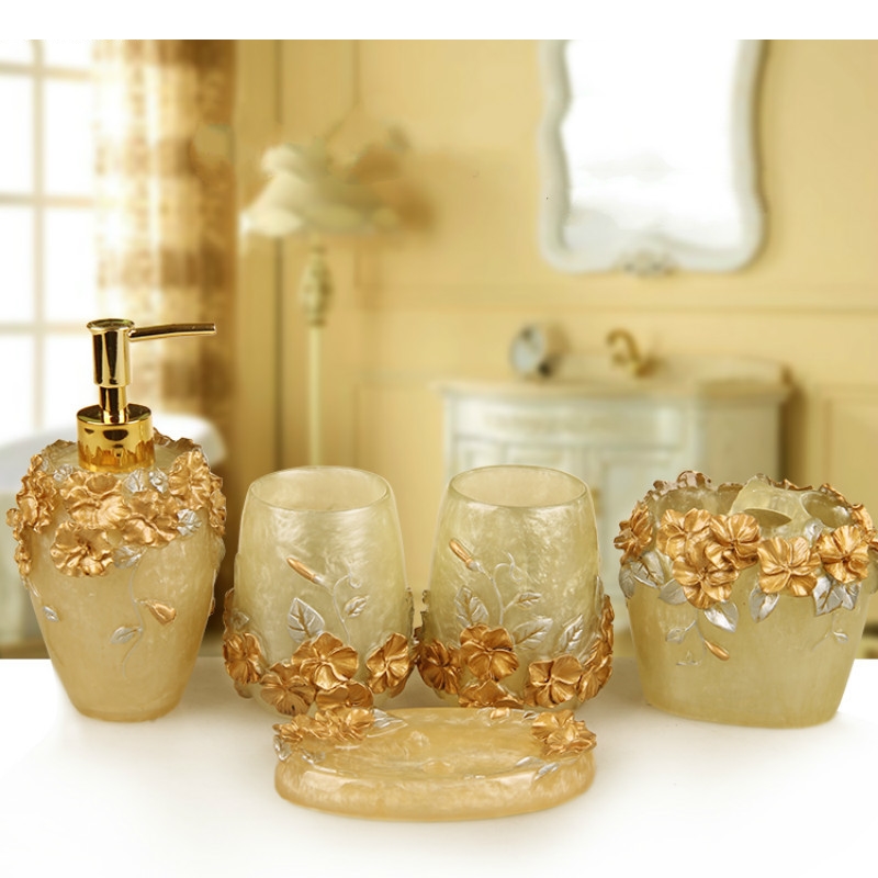 Avrupa Tarzı Kabartmalı Reçine - Wedding Bathroom Supply Kit incelemesi ve fiyatı